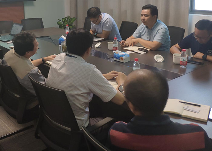 航天精工李祥军副总经理一行来我司交流  